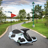 Garvee Kart Eléctrico Infantil de Derrape de 24V de PP Motor Sin Escobillas de 180W Alta Velocidad Estándar EU Blanco
