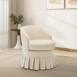 Garvee Juego de 2 Sillas de Comedor Confortables Tapizadas con Respaldo Alto y Bolsillos Lino Beige - Beige