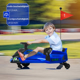 Garvee Coche de Carreras Eléctrico Infantil de 24V de PP Motor Sin Escobillas de 180W Alta Velocidad Estándar EU Azul