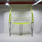 Garvee Red de Voleibol Ajustable de Hierro y PE para Entrenamiento en Playa o Jardín 243x335cm Verde Fluorescente