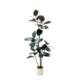 Garvee Árbol Artificial de Caucho de PE de 152cm con Maceta Decoración Realista para Interior de Oficina o Sala