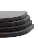 Garvee Almohadillas Antivibración Universales para Lavadora y Secadora Protectores de Suelo Reductores de Ruido 4 Piezas Negro