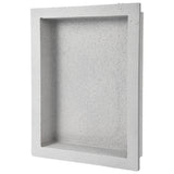 Garvee Estante Empotrado para Ducha Nicho de Pared Impermeable Diseño Moderno Organizador de Baño 38x40cm Gris