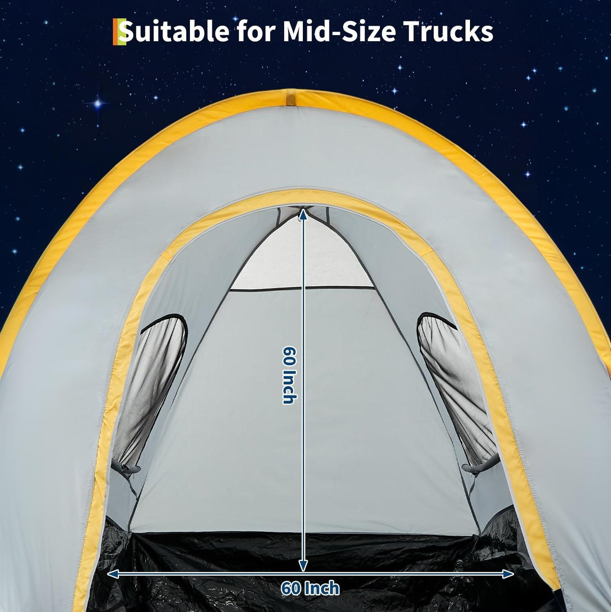 Garvee Tienda de Campaña para Camioneta Talla S con Toldo Impermeable Oxford 210D para Camping y Viajes