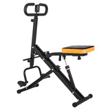 Garvee Maquina de Sentadillas Asistida Plegable para Casa con Cilindro Hidraulico y Resistencia Ajustable, Negro - Negro