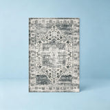 Garvee Alfombra Moderna de Poliester Suave Lavable a Maquina Plegable Antideslizante y Resistente, 160x230 cm Gris