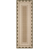 Garvee Alfombra Lavable de Poliéster con Base TPR Diseño Moderno Antideslizante para Pasillo o Entrada 60x230cm Lino
