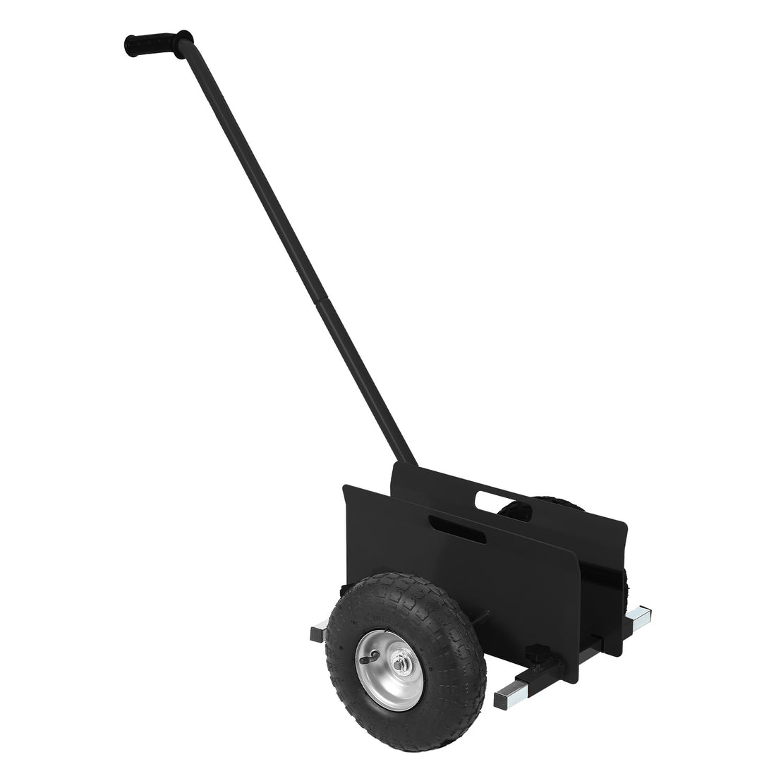 Garvee Carro Panel Dolly Industrial de Acero al Carbono Capacidad 181 kg Ruedas Macizas Centro de Gravedad Bajo Negro