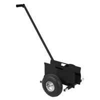 Garvee Carro Panel Dolly Industrial de Acero al Carbono Capacidad 181 kg Ruedas Macizas Centro de Gravedad Bajo Negro