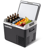 Garvee Nevera Portátil para Coche 12 L, Compresor de -20 °C a 20 °C, 12V/24V, Sin Asa, Sin Batería, Enfriamiento Rápido, para Viajes y Camping,Negro - Nergo
