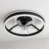 Garvee Ventilador de Techo con Luz LED de 50cm, Motor DC Silencioso de 36W y 6 Velocidades, Lámpara Ventilador con Mando para Dormitorio y Salón