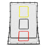 Garvee Red de Rebote para Béisbol y Sóftbol de 3 Zonas Objetivo Entrenamiento Individual y Equipo 1.8x1.2m Negro