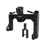 Garvee Enganche Rápido de 3 Puntos para Tractor de Acero al Carbono Negro