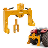 Garvee Enganche Rápido de 3 Puntos para Tractor de Acero al Carbono Amarillo