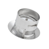 Garvee Tapa Redonda para Chimenea de Acero Inoxidable 304 con Banda Elástica Ajustable 18-20cm Plateado