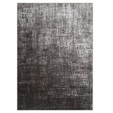 Garvee Alfombra Lavable Efecto Cachemira con Base TRR Diseño Degradado Antideslizante para Salón 120x170cm Gris Oscuro