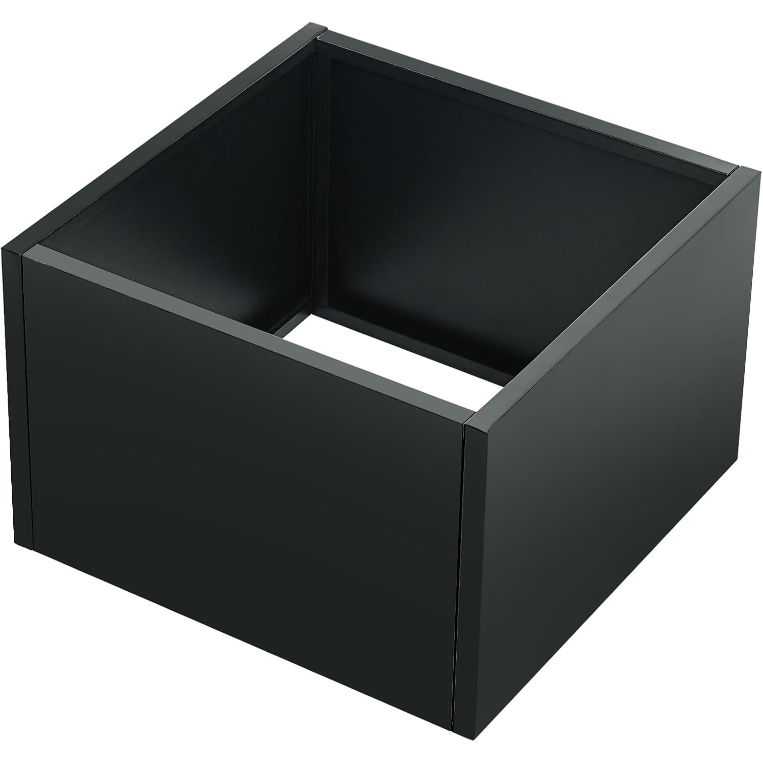 Garvee Jardinera De Suelo Negra Sin Base Acero Duradero Para Jardines Y Balcones Varias Medidas