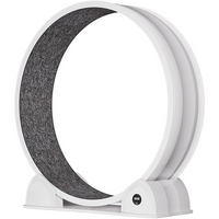 Garvee Rueda de Ejercicio para Gatos 114 cm Caminadora Silenciosa de ABS con Podómetro Inteligente Blanco