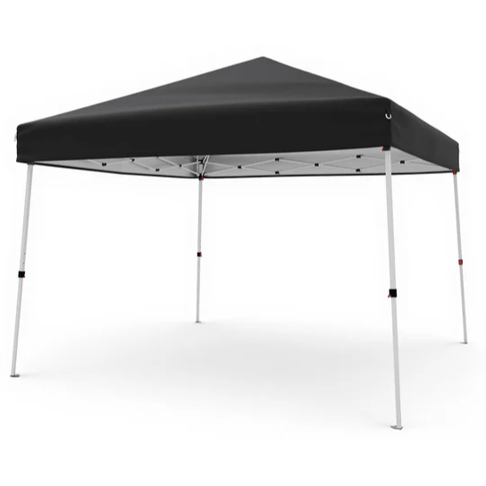 Garvee Carpa Plegable de 3x3 m Pop Up con Marco de Acero y Bolsa de Transporte Negro
