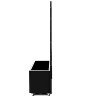 Garvee Jardinera Elevada de Acero Galvanizado con Enrejado y Pantalla de Privacidad para Patio y Balcón 180 × 117 × 41 cm