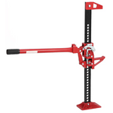 Garvee Gato de Granja 84 cm  3 Toneladas Capacidad Acero Resistente Mango Antideslizante para Camiones y SUV Off-Road - Rojo