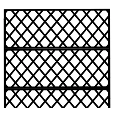 Garvee Jardinera Elevada de Acero Galvanizado con Enrejado y Pantalla de Privacidad para Patio y Balcón 180 × 117 × 41 cm