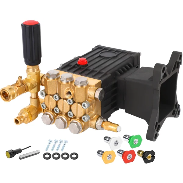 Garvee Bomba de Lavadora a Presión 4400 PSI y 4 GPM, Kit Completo de Material Duradero con Ajuste de Descarga, para Uso Residencial y Comercial