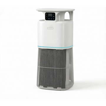Garvee Purificador de Aire Inteligente con Filtro HEPA H13 Silencioso y Eficiente Especial para Mascotas y Alergias, Blanco