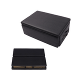 Garvee Caja Plegable Pilates para Reformer - Versátil, Ligera y Resistente - Soporte para Saltos y Meditación - Negro - Gimnasio en Casa - Negro Plegable