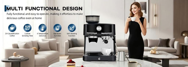 Máquina de café espresso profesional para el hogar